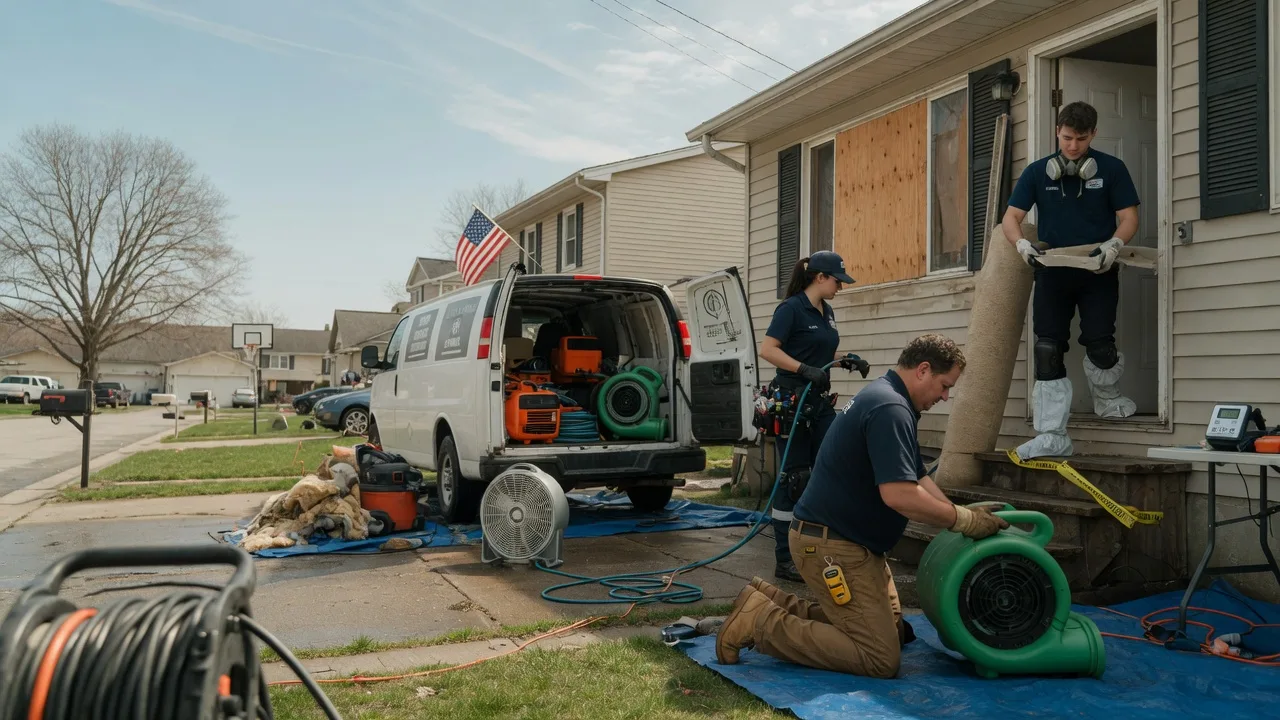 Water Damage Restoration in Taylor Ridge, IL near me